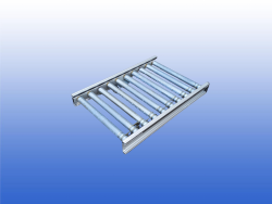 De Interroll DriveRoll 24V DC motorrol (48:1 overbrenging, 1.1A) is ideaal voor rollenbanen en interne transportsystemen.