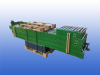 Aangedreven rollenbaan met buffer werking om de 75 cm en plug and play installatie voor geautomatiseerde producttransporten Douw Transportsystemen