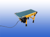 Aangedreven transportband 95 cm met 370 mm band en verstelbare hoogte van 50 tot 65 cm
