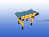 Aangedreven transportband 95 cm met 370 mm band en verstelbare hoogte van 50 tot 65 cm