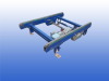 BLUME-ROLLEN GMBH ketting transporteur voor onder andere pallet transport.