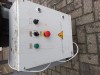 Draaitafel buffertafel 1000 mm met stalen frame en RVS blad, snelheid regelbaar