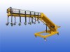 Best Power Loader verrijdbare vrachtauto losser/lader met aangedreven harmonica rollenbaan van 8,5 meter voor het efficiënt laden en lossen van vrachtwagens en containers.