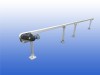 FlexLink transportband met een lengte van 7,1 meter. Modulair opgebouwd en eenvoudig in lengte aan te passen voor flexibele integratie in productie- en transportsystemen.