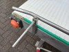 Gebruikte transportband 3,3 meter met 750 mm band en RVS onderstel op wielen