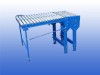 Gebruikte rollenbaan met opklapbrug, rolbreedte 600 mm en verstelbare baanhoogte