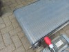 RVS opvoerband met kunststof schakel transportband en grip tot 2,8 meter uitvoerhoogte
