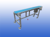 RVS transportband met bandbreedte van 22 cm, lengte van 2 meter en onderstel op wielen