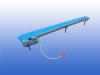Gebruikte RVS transportband 20 cm breed 3,5 meter lang met PVC band
