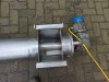 RVS vijzel schroeftransporteur 3,7 meter met totale lengte van 4 meter inclusief motor (2)
