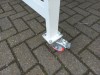 Schuma transportband met een bandbreedte van 1000 mm en lengte van 3100 mm voorzien van hoogte verstelbare ondersteuningen en 230V motor voor intern goederenvervoer.