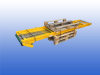 Schuma transportband van 60 cm breed en 7 meter lang met hoogte verstelbaar onderstel van 67 cm tot 107 cm
