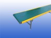 Schuma transportband van 60 cm breed en 7 meter lang met hoogte verstelbaar onderstel van 67 cm tot 107 cm