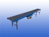 Gebruikte SSI Schaefer transportband 38 cm breed 4,5 meter lang met verstelbare ondersteuningen