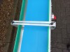 Transportband 1,55 meter met 290 mm band en verstelbare zijgeleiding