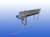 Transportband 2,4 meter met 240 mm band en verstelbare zijgeleiding van 28 cm hoog
