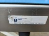 Transportband Bodt Metaaltechniek 3150 mm lang en 270 mm breed met snelheidsgeregelde 230V motor