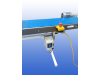 Transportband Bodt Metaaltechniek 3150 mm lang en 270 mm breed met snelheidsgeregelde 230V motor