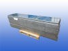 Transportband met RVS roestvrijstalen frame van 22 meter en 55 cm bandbreedte