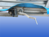 Gebruikte transportband 37 cm breed 64,3 meter lang modulair opgebouwd