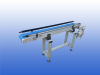Transportband van 1,6 meter met aluminium frame en hoogte verstelbare ondersteuningen van 70 cm tot 78 cm