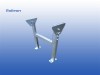 H-poot rollenbaan ondersteuning - 765 mm - Laag - 450 - 650 mm