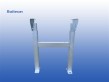 H-poot rollenbaan ondersteuning hoog 600  tot 1000 mm