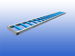 Rollenbaan aluminium 