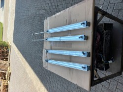 Partok luchtcilinders met slag van 70 cm dubbelwerkend