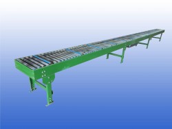 Aangedreven rollenbaan met buffer werking om de 75 cm en plug and play installatie voor geautomatiseerde producttransporten Douw Transportsystemen