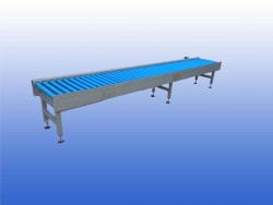 Aangedreven rollenbanen met ketting aandrijving 