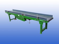 Douw transportband van 4 meter met 50 cm bandbreedte en verstelbare ondersteuning