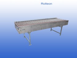 Platen transportband of rollenbaan