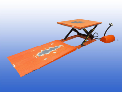 Heftafel met rollenbaan
