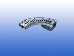 Rollenbaanbocht aangedreven