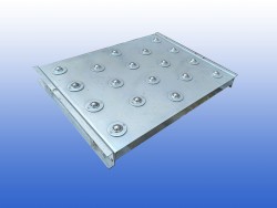 Kogeltafel voor rollenbanen