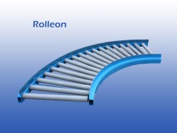 Rollenbaanbocht gebruikt 55 cm