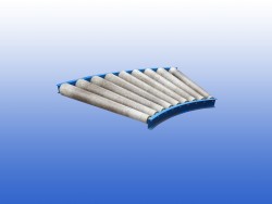 Rollenbaanbocht gebruikt 85 cm