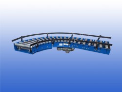Rollenbaanbocht gebruikt 45 cm