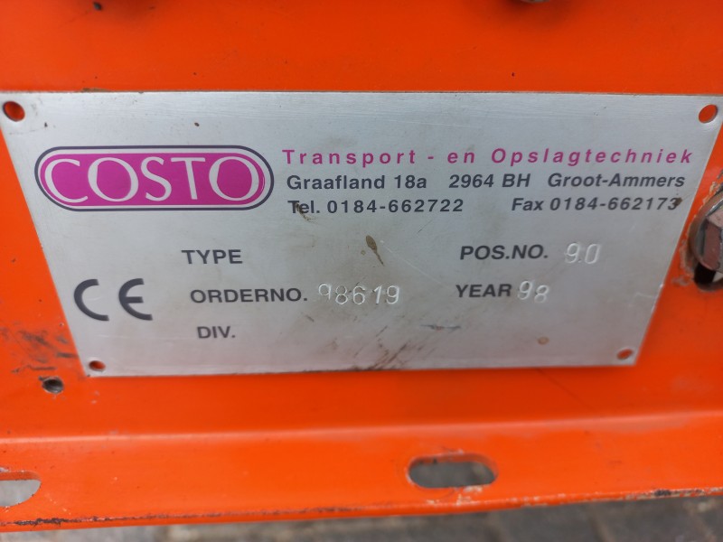 Costo aangedreven rollenbaan lengte 6 meter 