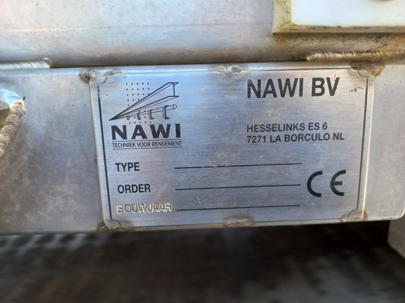 NAWI BV Opvoerband schuin gebruikt 42 cm RVS