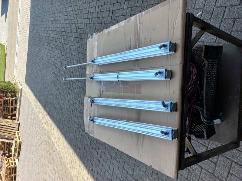 Partok luchtcilinders met slag van 70 cm dubbelwerkend