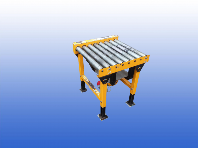 Aangedreven rollenbaan 57 cm met 500 mm rolbreedte en verstelbare hoogte van 50 tot 65 cm