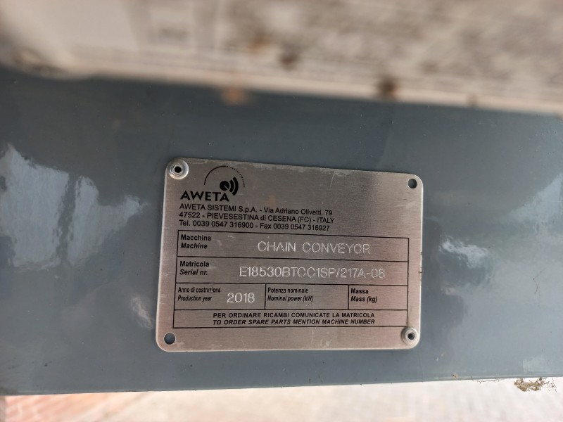 ketting transporteur pallet