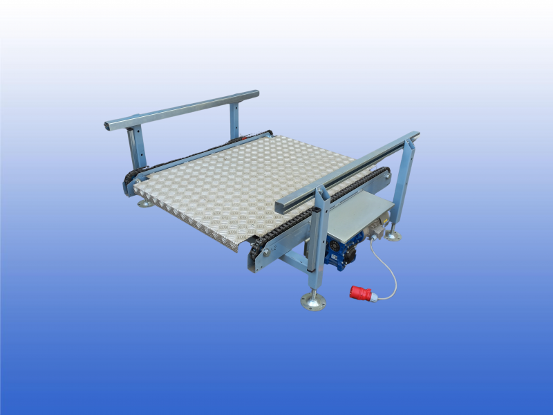 ketting transporteur pallet