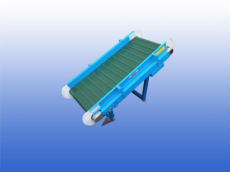 Beerepoot opvoerband van 1,4 meter met meenemers, invoerhoogte 20 cm en uitvoerhoogte 85 cm