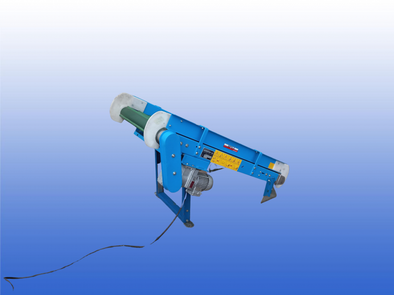 Beerepoot opvoerband van 1,4 meter met meenemers, invoerhoogte 20 cm en uitvoerhoogte 85 cm