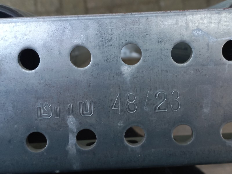 Bito pallet rollenbaan met stalen rollen en geïntegreerde remrol