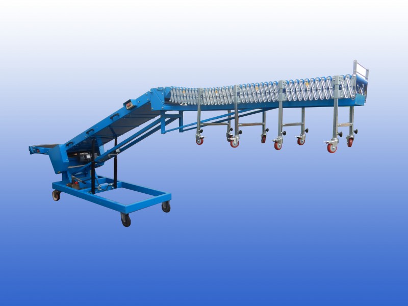 Vachtwagen container losser