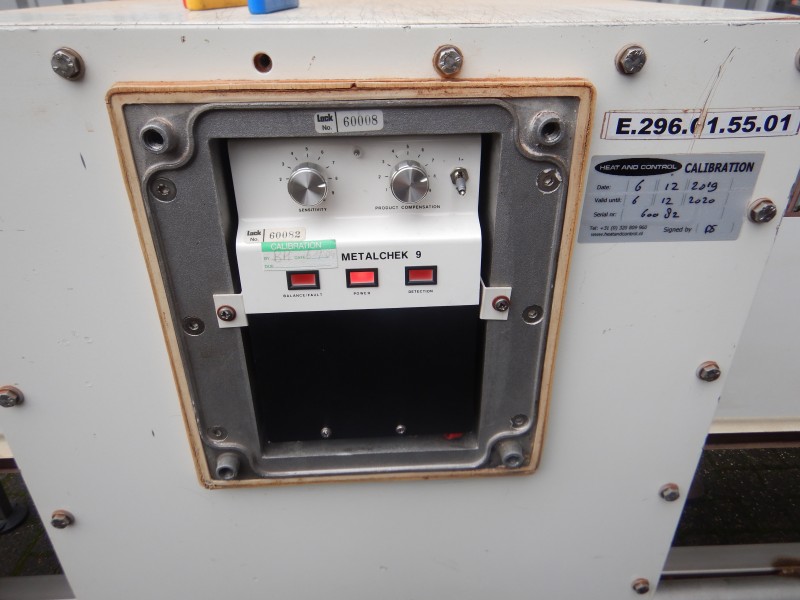 Metaal detector Safeline transportband